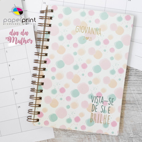 Planner Diário com Capa Personalizada