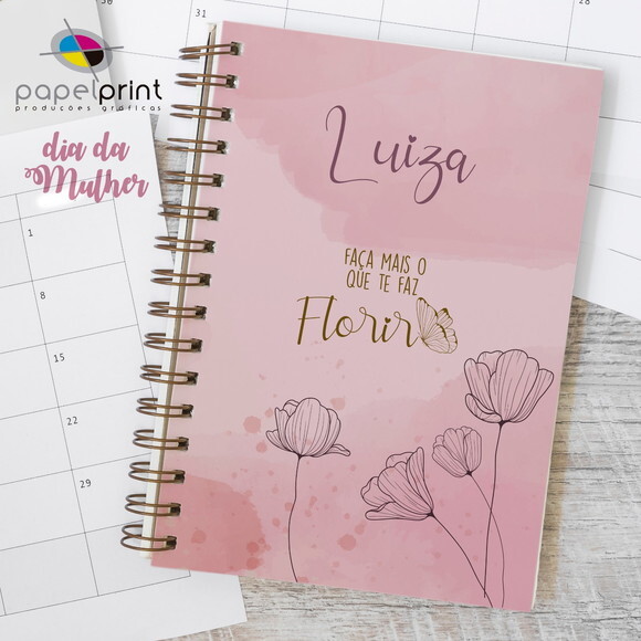 Planner Diário com Capa Personalizada