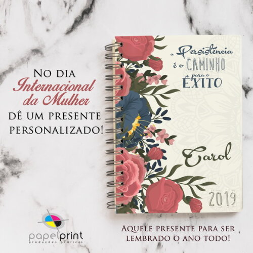 Agenda 2025 Diária com Capa Personalizada
