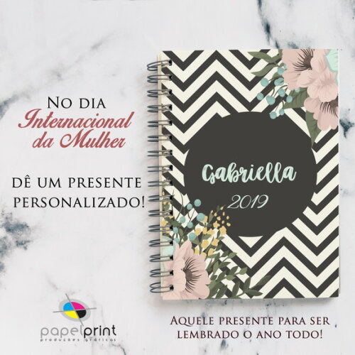 Agenda 2025 Diária com Capa Personalizada
