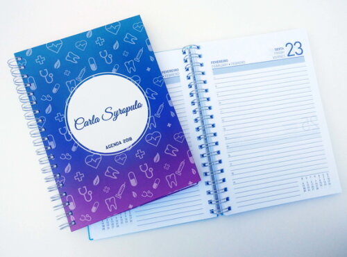 Agenda 2025 Diária com Capa Personalizada