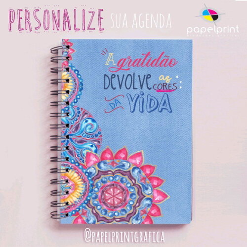 Agenda 2026 Diária 50unid com Capa Personalizada