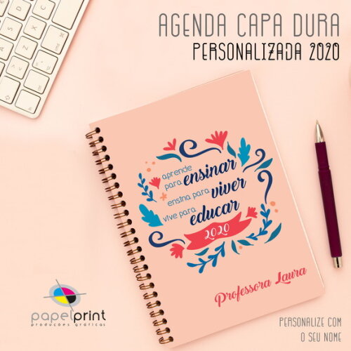 Agenda 2026 Diária 5uni com Capa Personalizada
