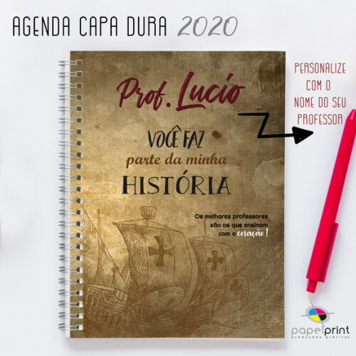 Agenda 2026 Diária 5uni com Capa Personalizada