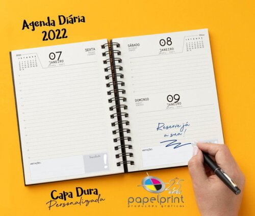 Agenda 2026 Diária 6uni com Capa Personalizada