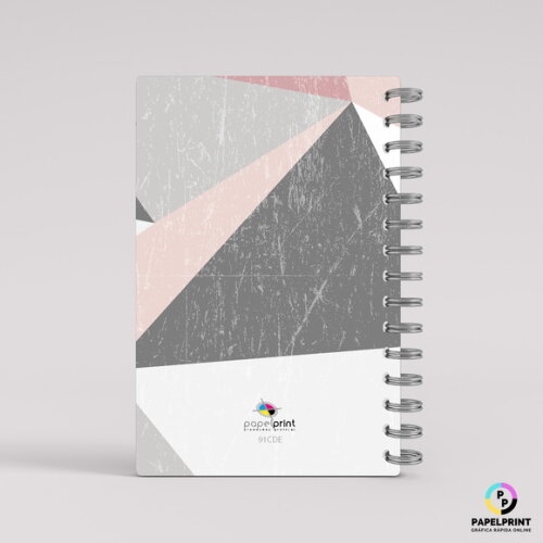 Caderno Floral Geométrico - A5
