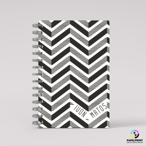 Caderno Preto e Branco - A5