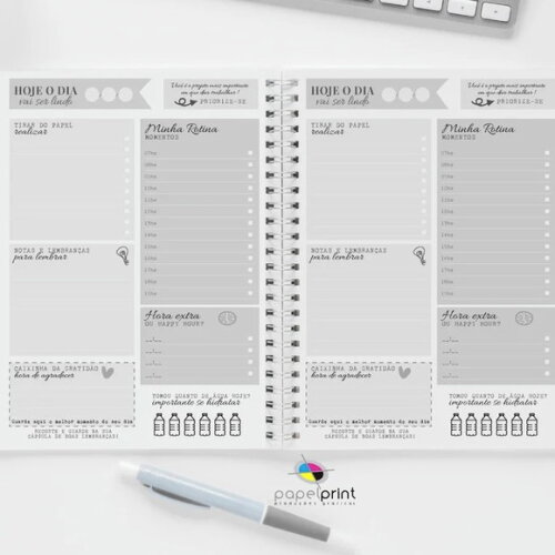 Planner Capa Dura Diário