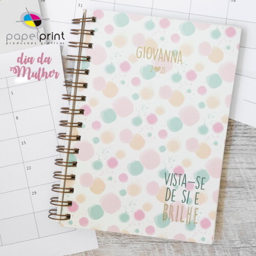 Planner Diário com Capa Personalizada