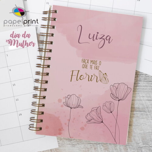 Planner Diário com Capa Personalizada