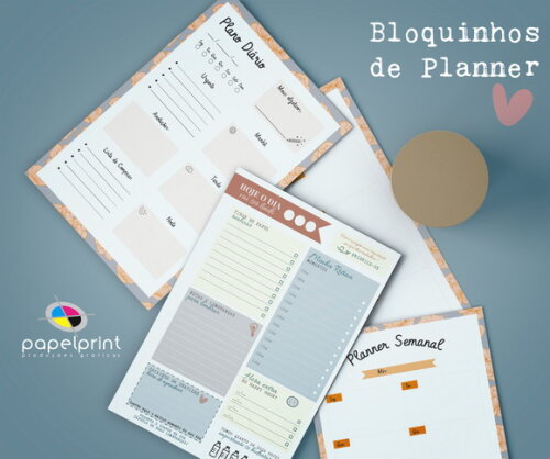 PLANNER DIÁRIO OU SEMANAL