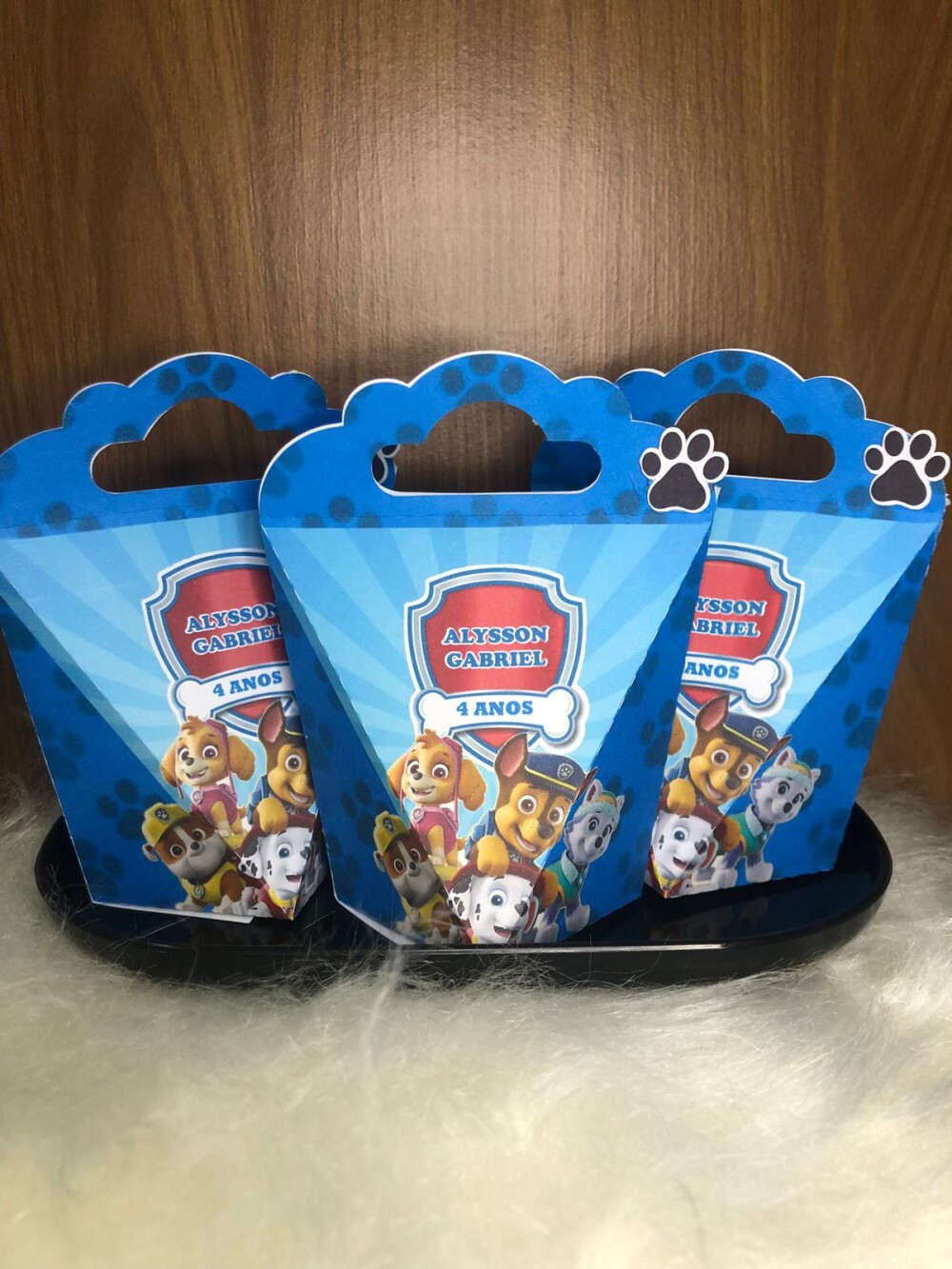 20- KIT DE CAIXA PERSONALIZADAS – PEGUE E MONTE PATRULHA CANINA
