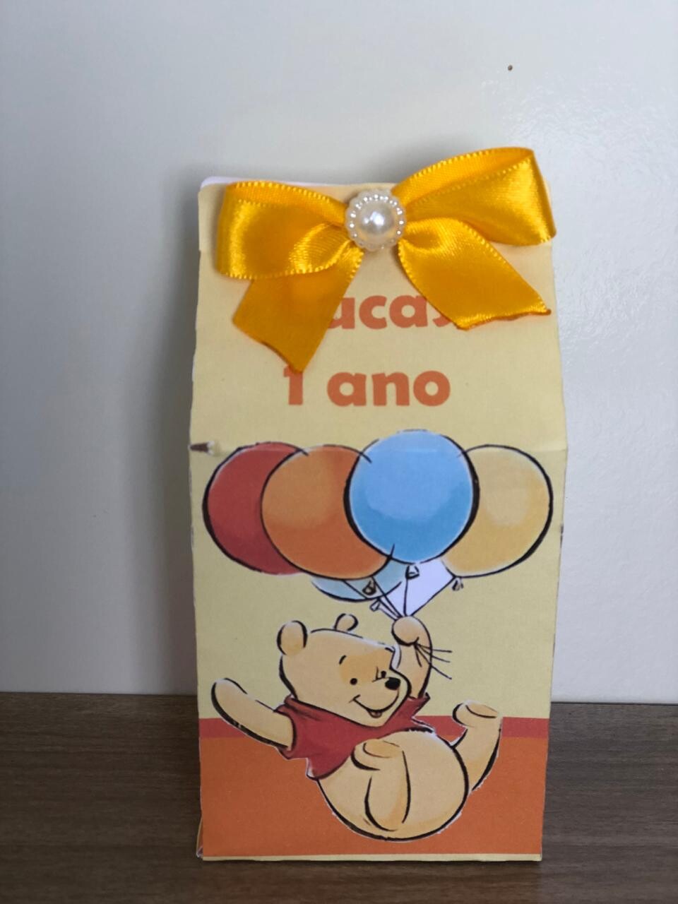 KIT 30 CAIXINHAS DE PERSONALIZADAS – PEGUE E MONTE URSINHO POOH