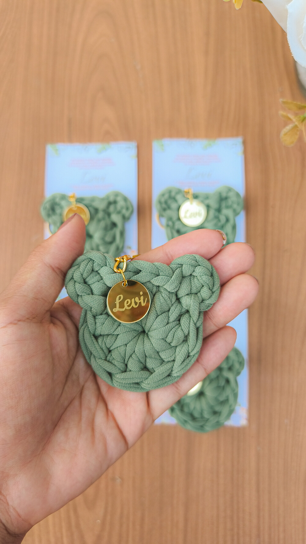 Chaveiros Personalizados de crochê