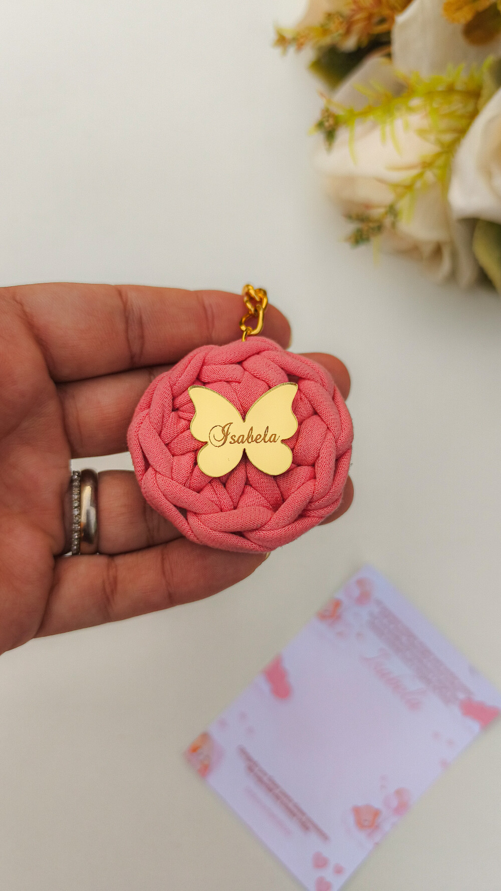 Chaveiros Personalizados de crochê