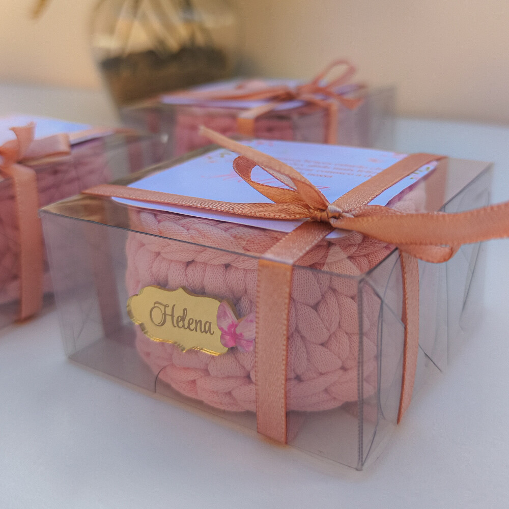 Mini Porta Jóias em crochê