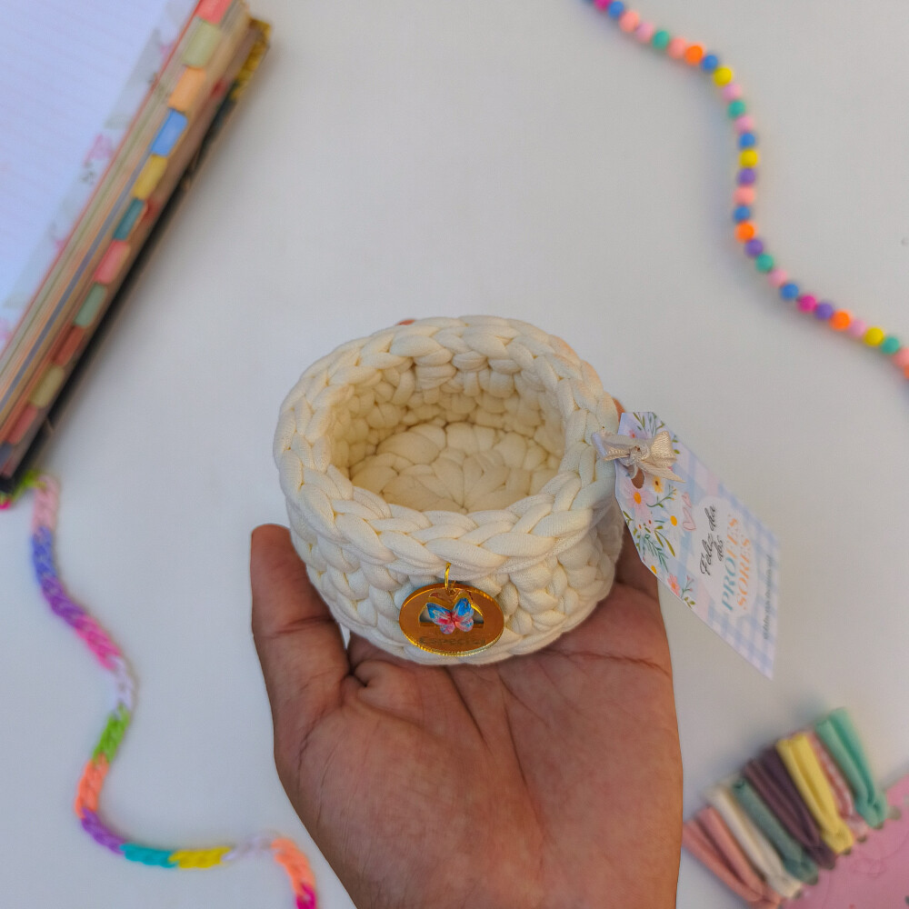 Mini Porta-Joias em Crochê | Coleção Dia dos Professores