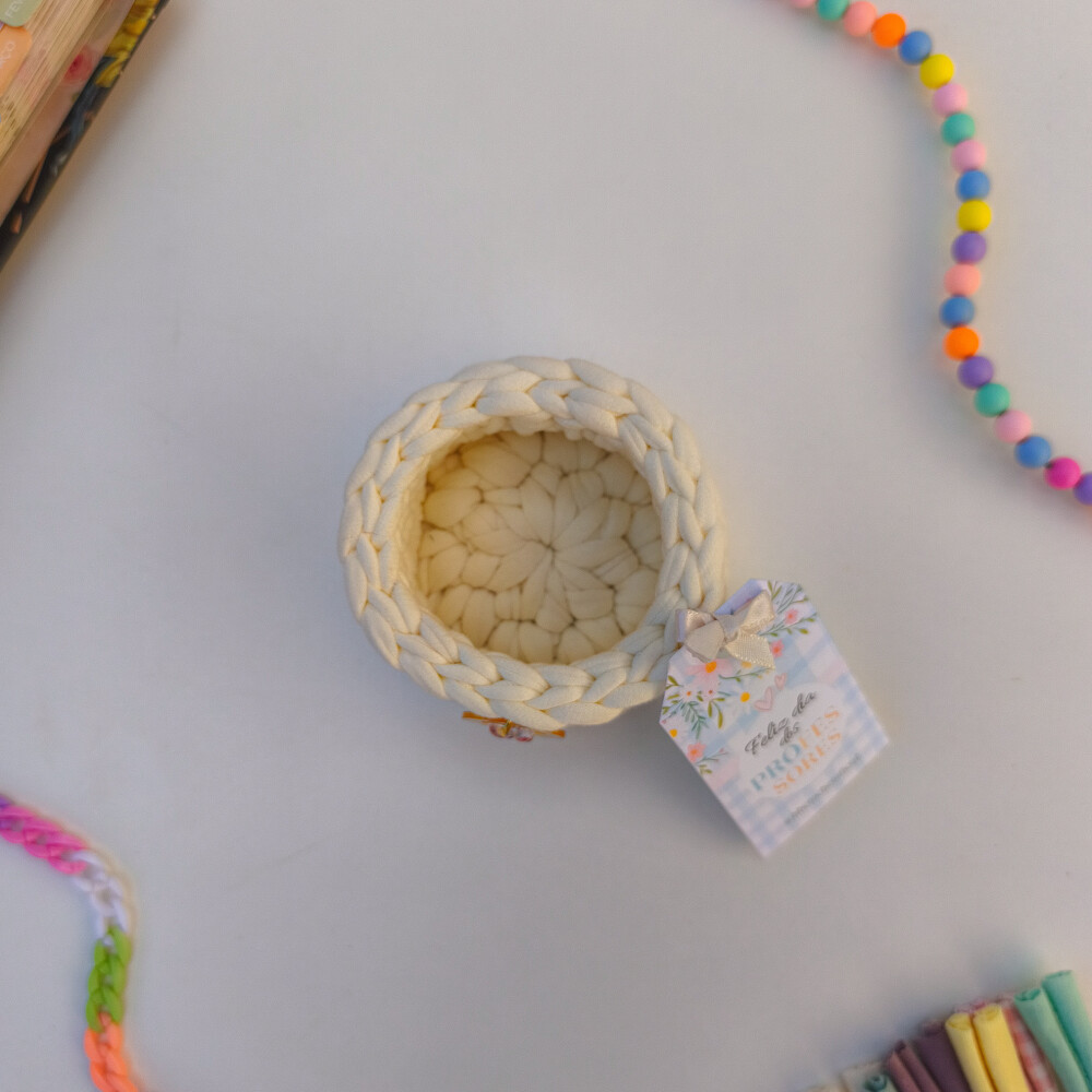 Mini Porta-Joias em Crochê | Coleção Dia dos Professores