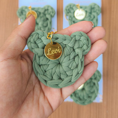 Chaveiros Personalizados em crochê