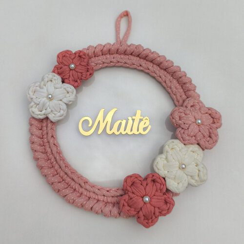 Porta Maternidade Floral