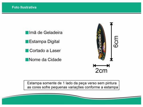 Imã Prancha MDF Tecido
