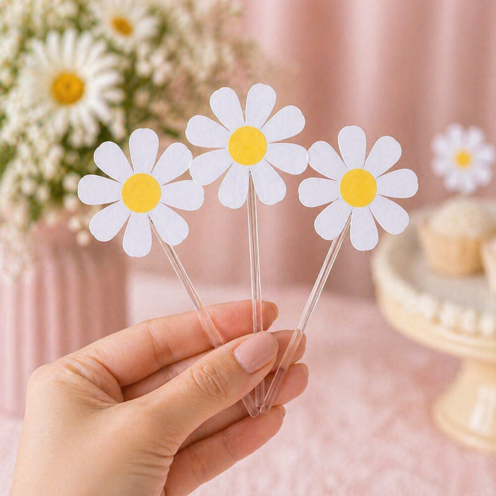 Topper Margarida - kit 30 unidades