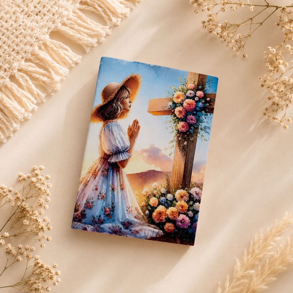 Caderno de Oração e devocional Cristão - Kit 6 unidades