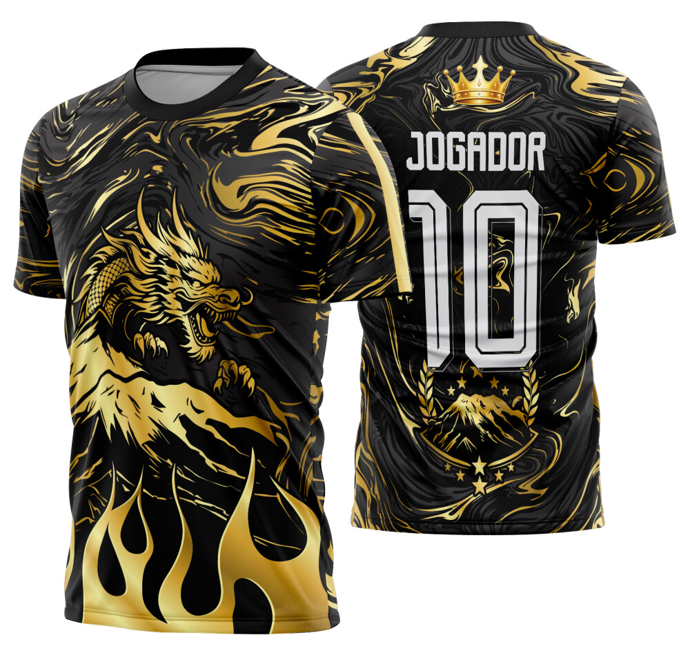 Arte Vetor Camisa Interclasse dragão Mod-910