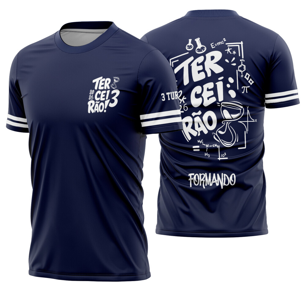 Arte estampa camisa Terceirão Ampulheta Mod-328