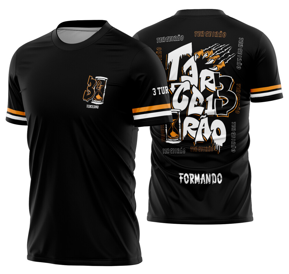 Arte vetor camisa Terceirão Grafite Ampulheta Garra Mod-336