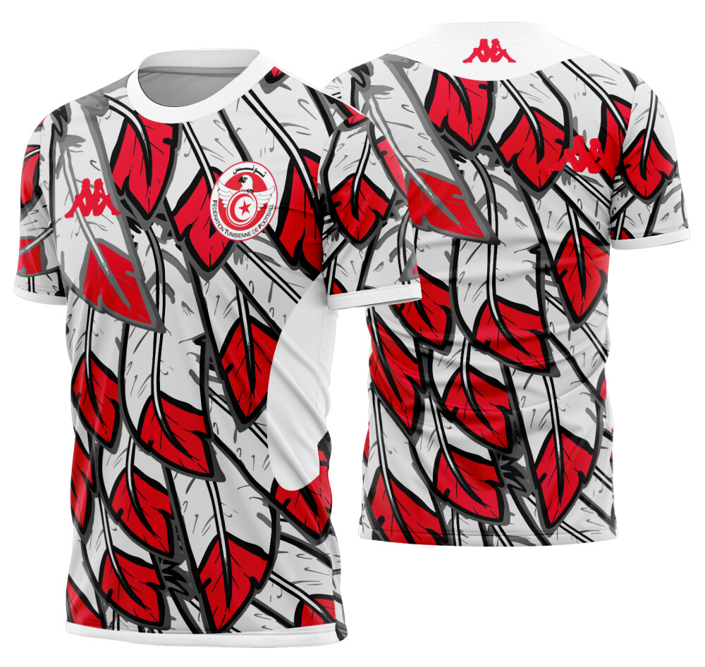 Arte vetor camisa Tunisia Pre-jogo 2026