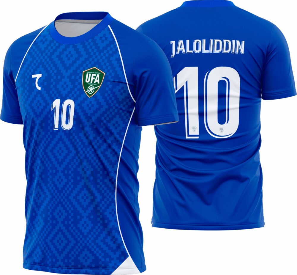 Arte vetor camisa Uzbequistão Titular 2026-28