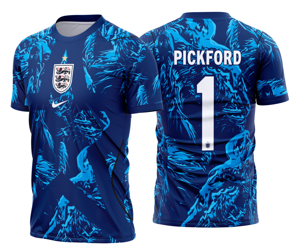 Arte Vetor Camisa Inglaterra Goleiro 2026