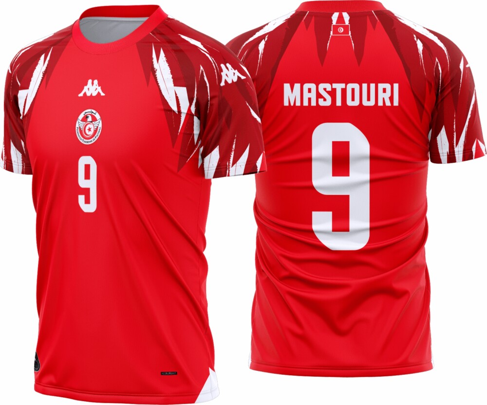Arte vetor camisa Tunísia Reserva 2026-28