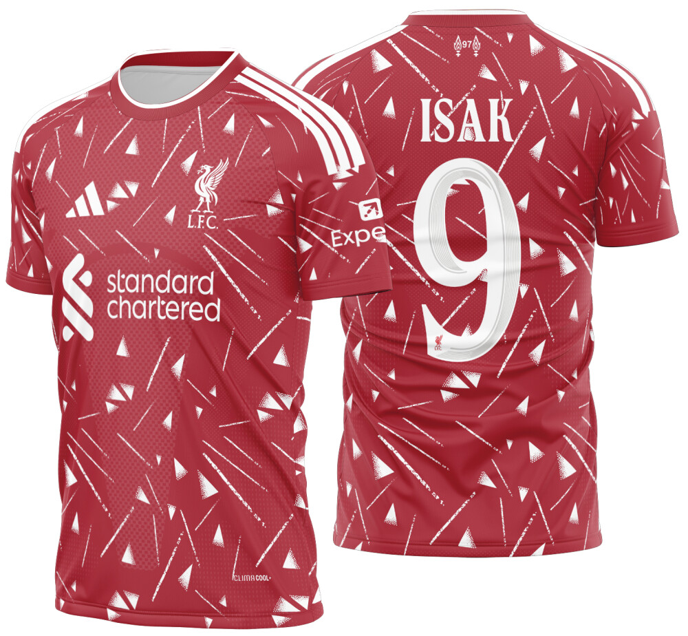 Arte Vetor Camisa Liverpool FC Home 2026-2027