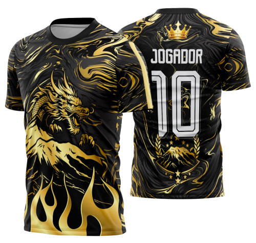 Arte Vetor Camisa Interclasse dragão Mod-910