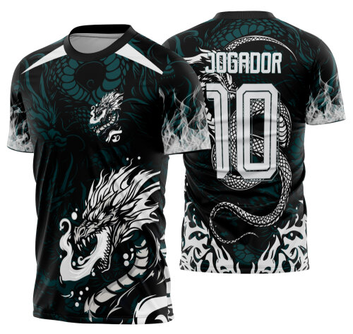 Arte Vetor Camisa Interclasse dragão Mod-909