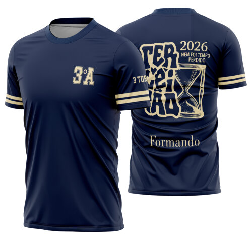 Arte vetor camisa Terceirão Ampulheta Mod-331