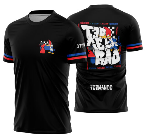 Arte vetor camisa Terceirão Pica-Pau Mod-342