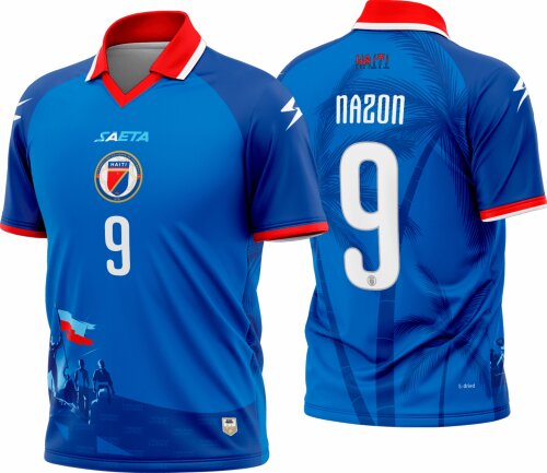 Arte Vetor Camisa Haiti Titular 2026-28