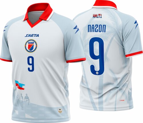 Arte Vetor Camisa Haiti Reserva 2026-28