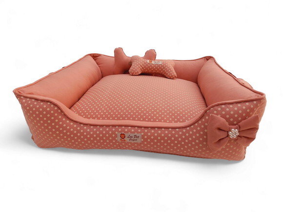 Cama para Pet Pelucia e Suede Alça Dupla Face 70x50
