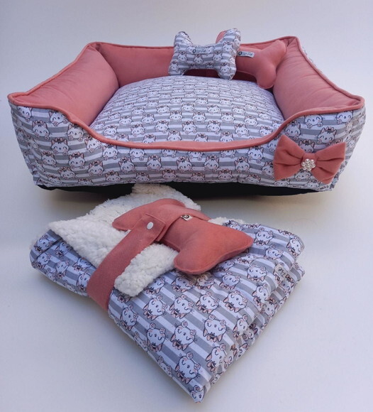 Cama para Pets 50x50,edredon,tapet