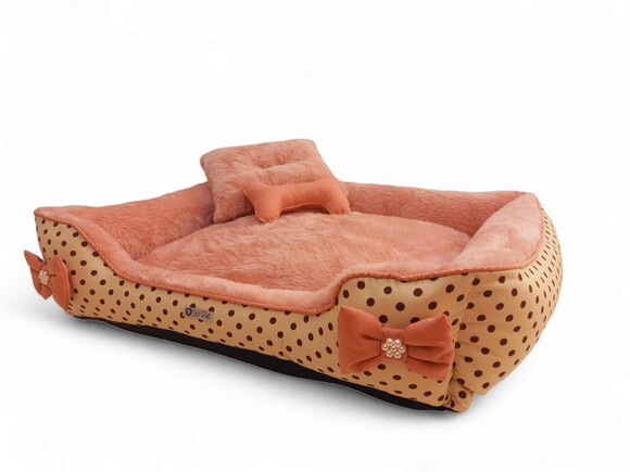 Cama para Pets 70x40 Pelucia e Poa