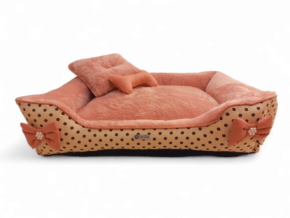 Cama para Pets 70x40 Pelucia e Poa