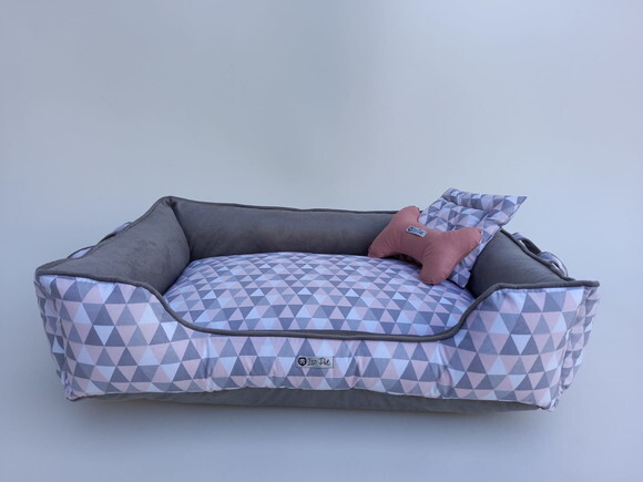 Cama para Pets 70x40 Retangular Triangle