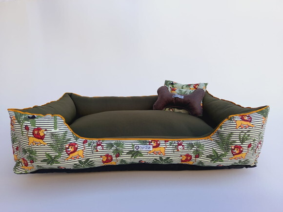 Cama para Pets 70x50 Retangular Selva