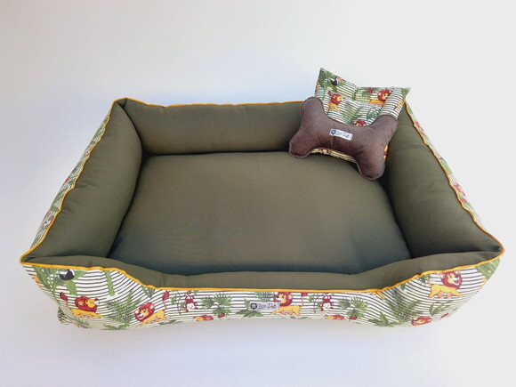 Cama para Pets 70x50 Retangular Selva