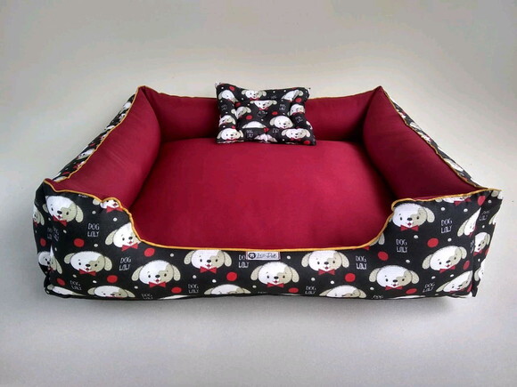 Cama para Pets 70x70 Quadrada Dog Loly