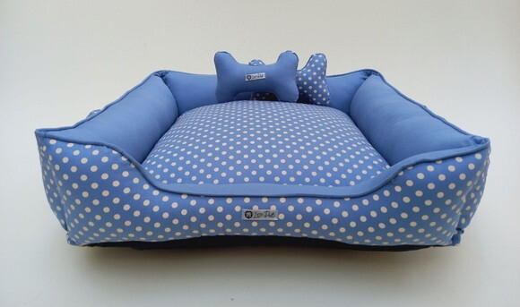 Cama para Pets Poa com Alças 70x70